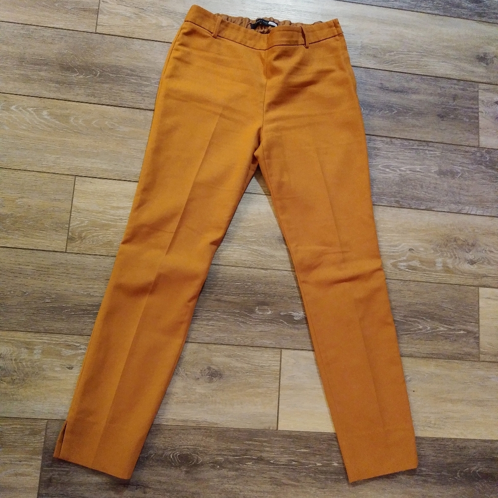 Zara small mustard yellow ankle pants